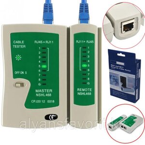 Тестер LAN NS-468 для RJ-45, RJ-11, кабельный тестер, сетевой тестер