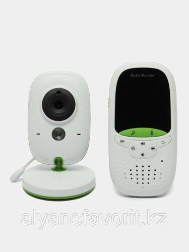 Видеоняня VB602 Video Baby Monitor с колыбельными, датчиком температуры и ночной подсветкой