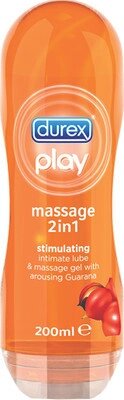 DUREX Play Massage 2in1 Stimulating с возбуждающей Гуараной от компании Интернет-магазин "Чёрный Дракон" - фото 1