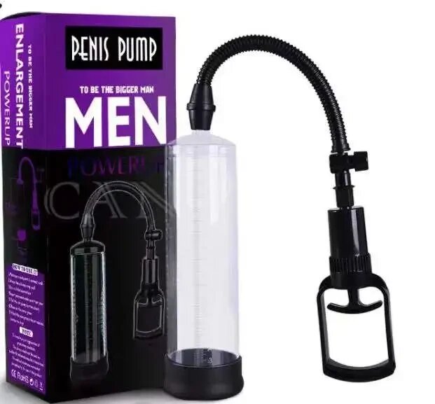 Интимная игрушка вакуумная помпа Penis Pump  Mens Powerup от компании Интернет-магазин "Чёрный Дракон" - фото 1