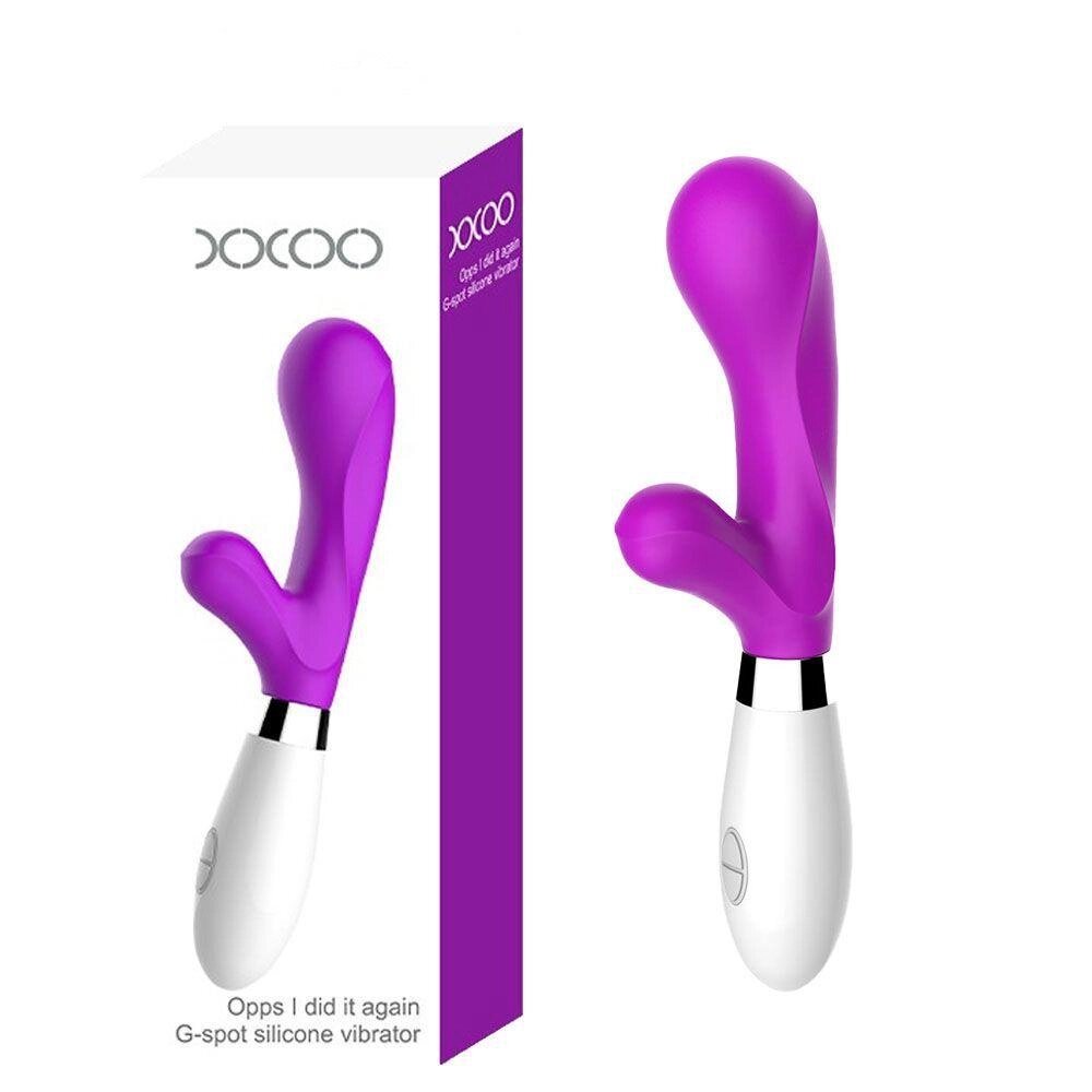 Интимная игрушка Водонепроницаемый  G Sport Silicone Vibrator USB 2 вибромотора. от компании Интернет-магазин "Чёрный Дракон" - фото 1