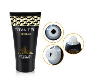 Интимная смазка Titan Gel Gold для увеличения пениса мужчин