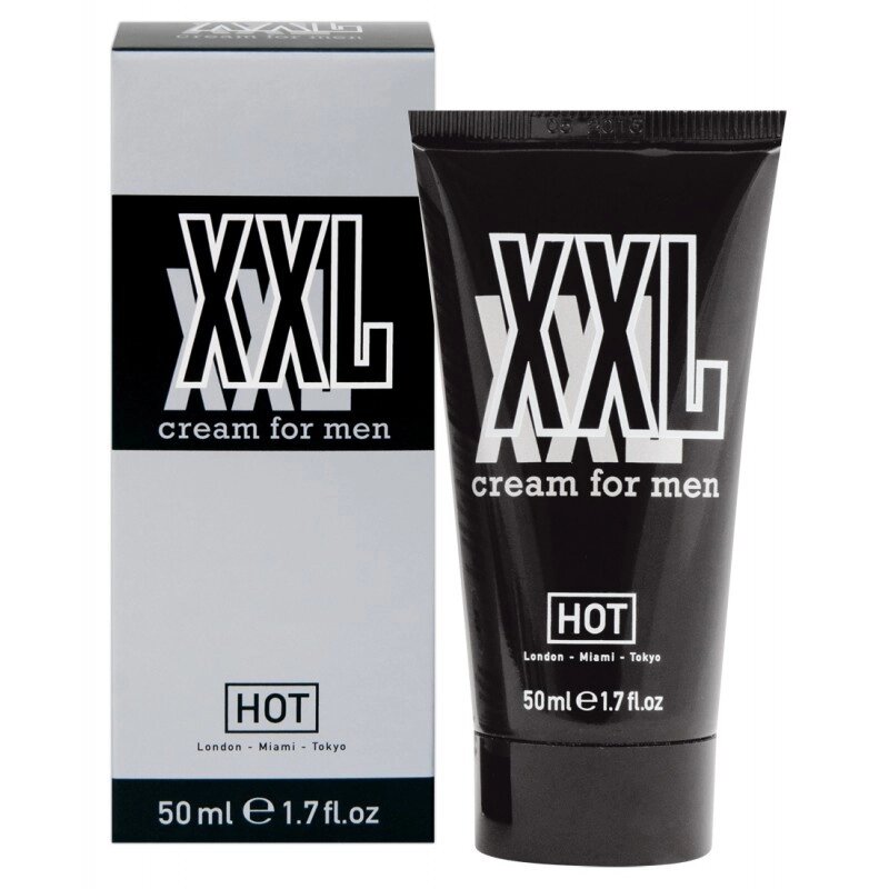 Крем для увеличения полового члена Hot XXL от компании Интернет-магазин "Чёрный Дракон" - фото 1