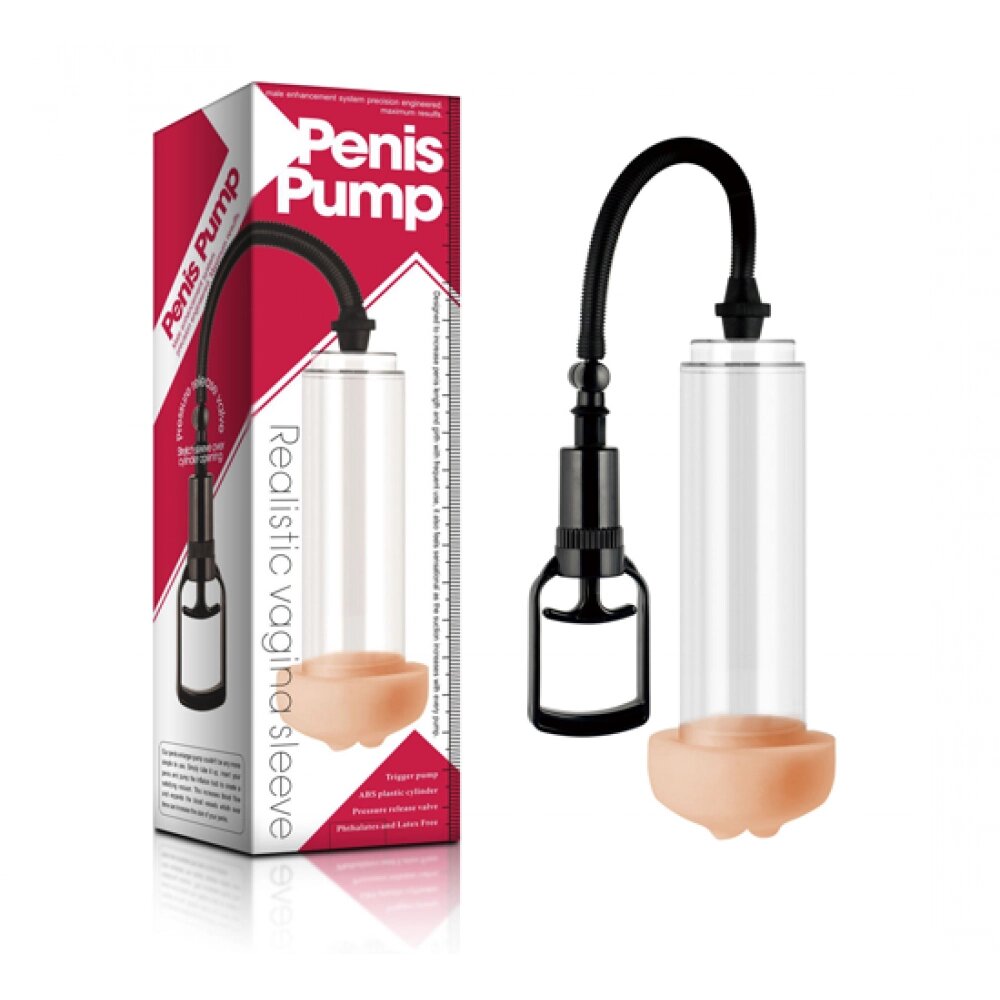 Мужская вакуумная помпа "Penis Pump" Professional от компании Интернет-магазин "Чёрный Дракон" - фото 1