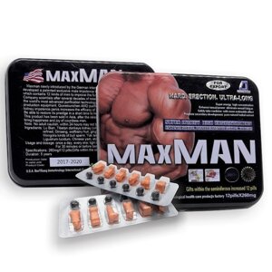 Мужская виагра для потенции "Max Man"