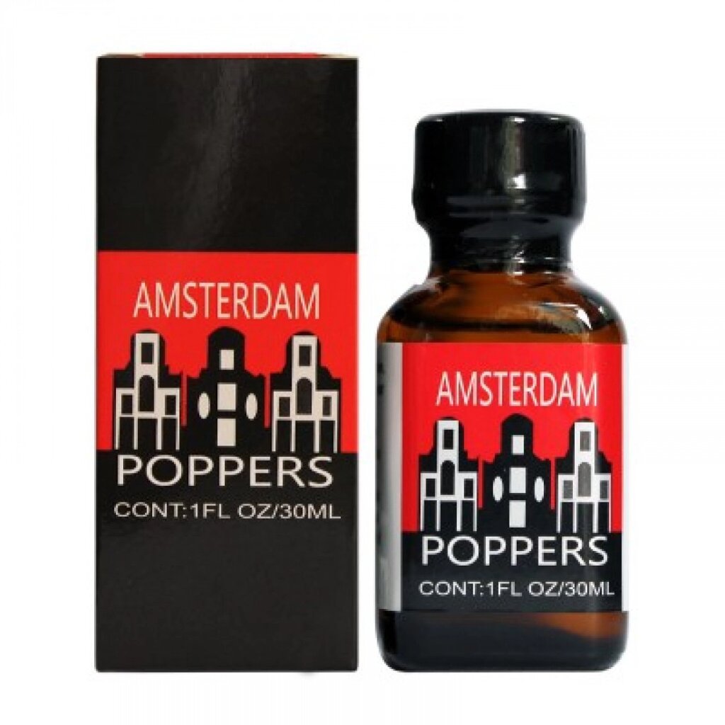 Попперс  Poppers Amsterdam 30ml. от компании Интернет-магазин "Чёрный Дракон" - фото 1