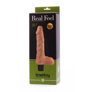 Реалистичный вибратор Real Feel Lovetoy 8,0, телесный №10