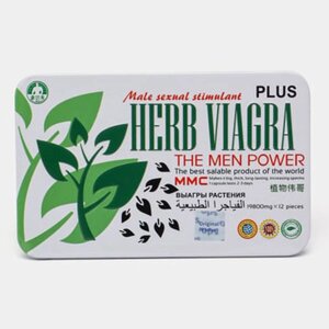 Возбуждающее средство Herb Viagra Растительная Виагра природной силы для мужской потенции с витаминами