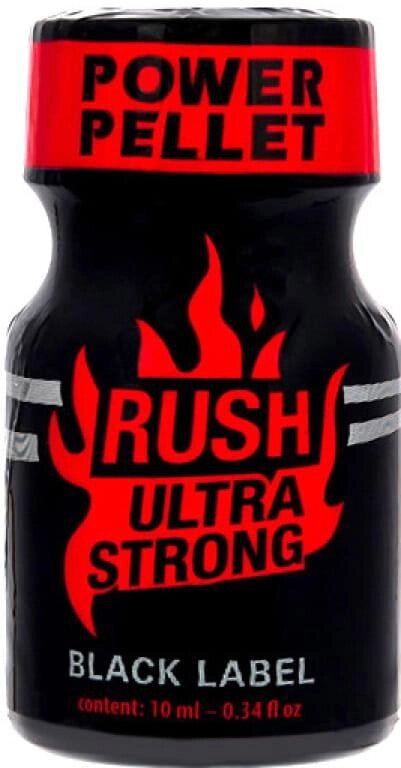 Возбуждающее средство Китай попперс Rush Ultra Strong - Black Label 10ml. от компании Интернет-магазин "Чёрный Дракон" - фото 1