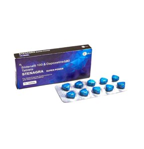 Возбуждающее средство мужской препарат Stenagra Power (Sildenafil & Dapoxetine)