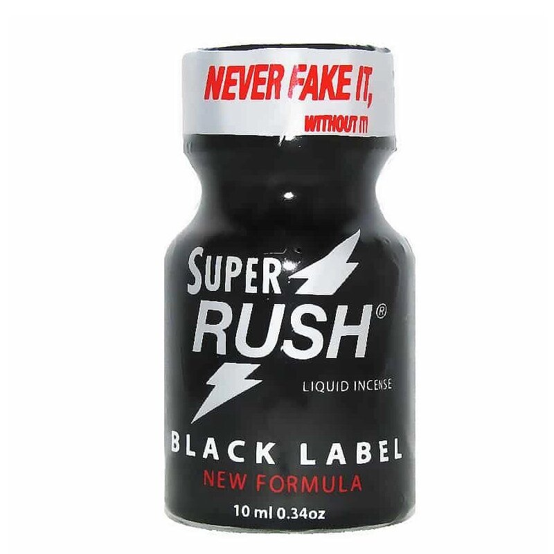 Возбуждающее средство попперс Poppers "Rash Super Black" 10 мл от компании Интернет-магазин "Чёрный Дракон" - фото 1