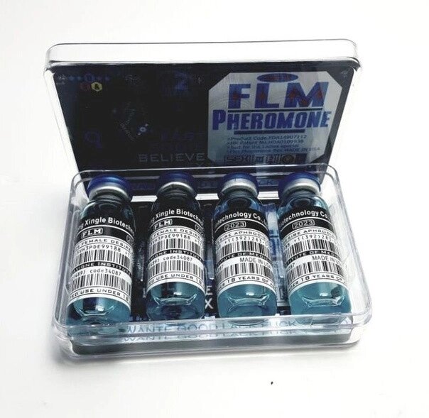 Возбуждающие капли для женщин  FLM Blu Pheromone от компании Интернет-магазин "Чёрный Дракон" - фото 1