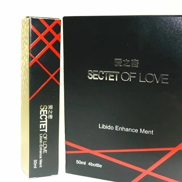 Возбуждающие средство для женщин, многоразовые капли "Secret of Love" 4 флакона . от компании Интернет-магазин "Чёрный Дракон" - фото 1