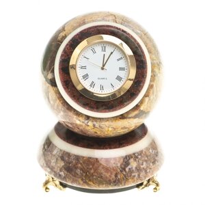 Настольные часы "Шар Антистресс" камень креноид 9,5 см
