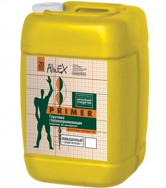 АlinEX  грунтовка Праймер (5л) от компании ИП Фомичев - фото 1