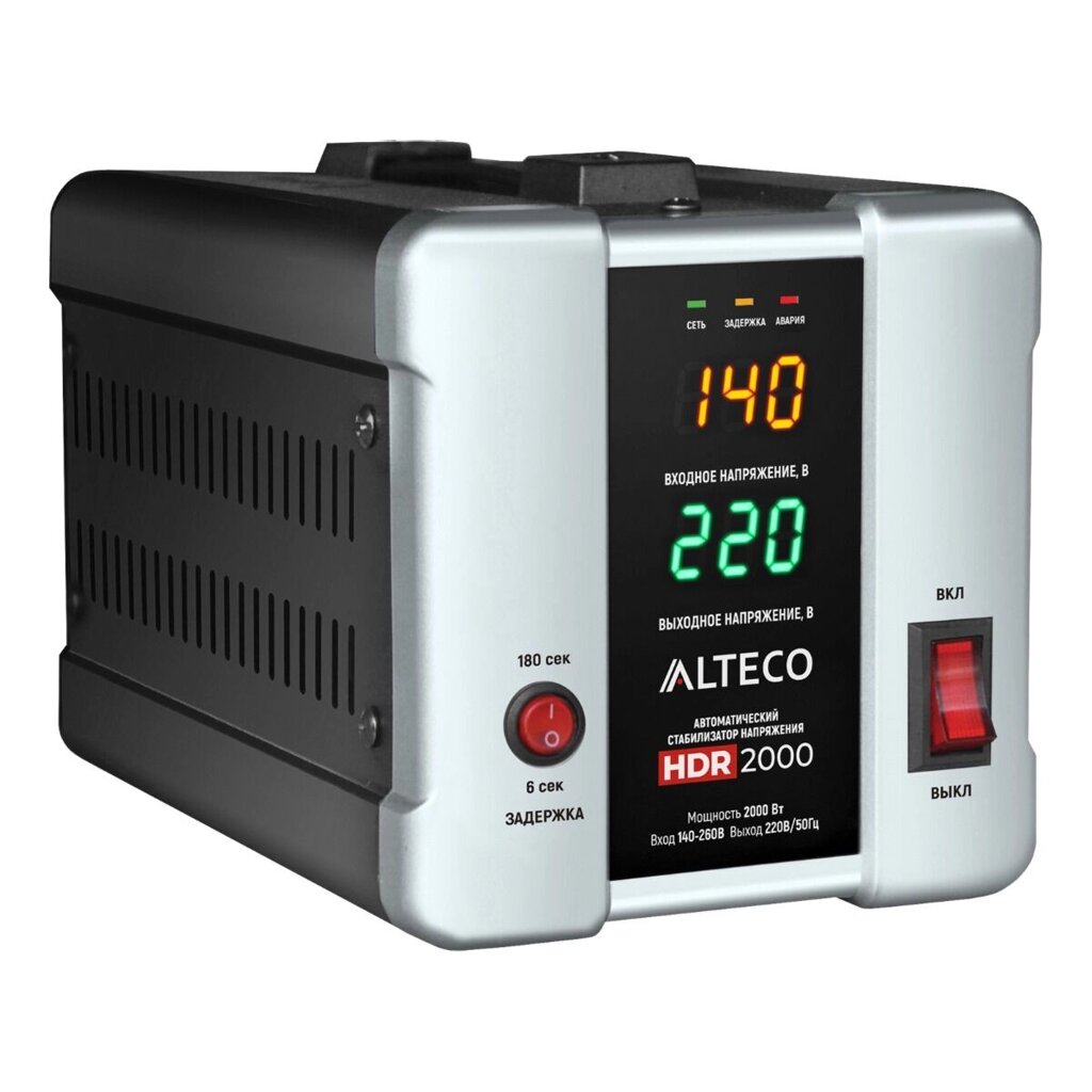 Автоматический стабилизатор напряжения Alteco HDR 2000 от компании ИП Фомичев - фото 1