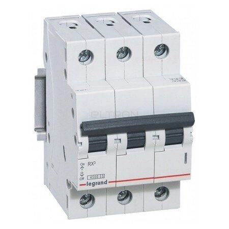 Автоматический выключатель LEGRAND RX3 4,5KA 16А 3П тип C 419708 от компании ИП Фомичев - фото 1