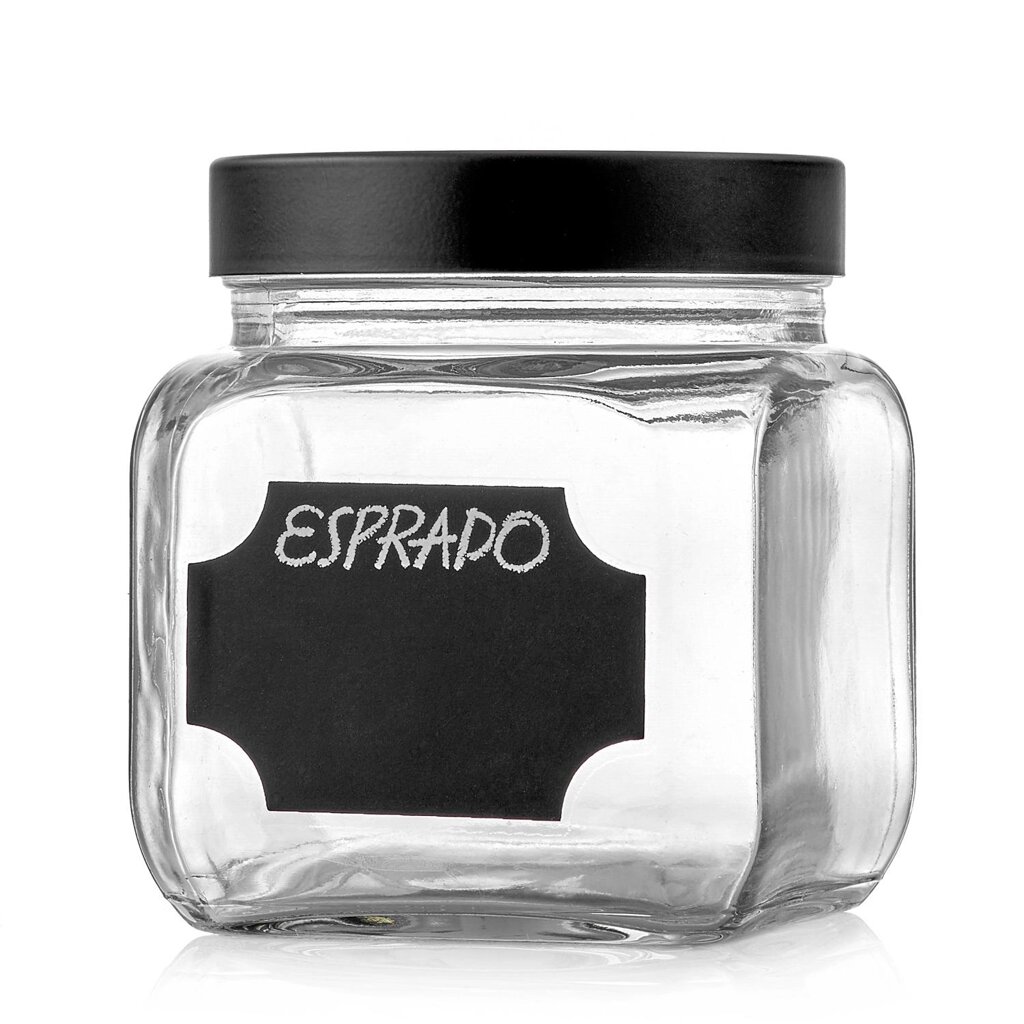 Банка для сыпучих продуктов Esprado Fresco 700 мл стекло цвет прозрачный от компании ИП Фомичев - фото 1
