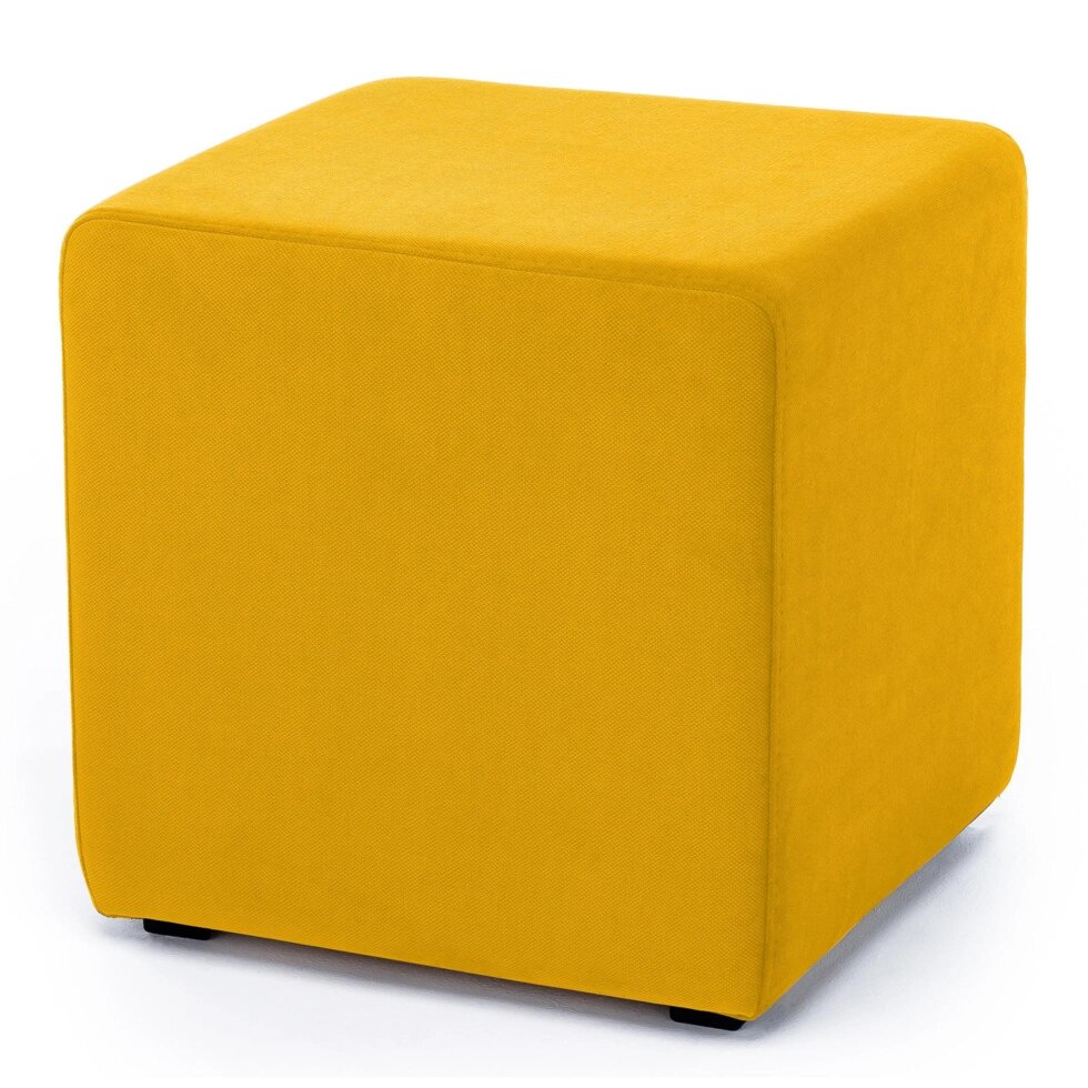 Банкетка домашняя Seasons 35x35x41 см цвет желтый от компании ИП Фомичев - фото 1