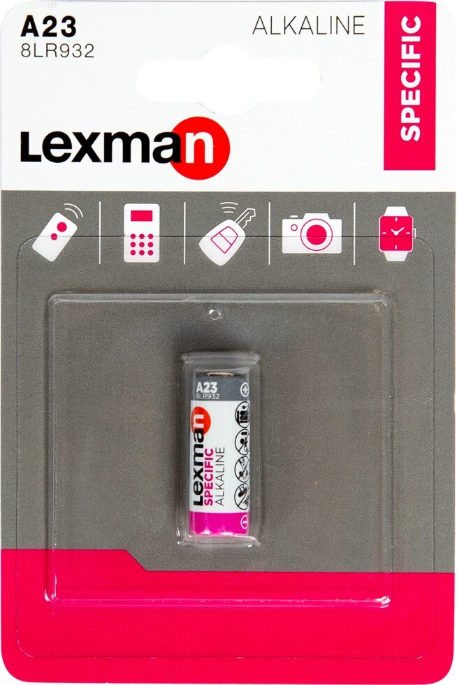 Батарейка алкалиновая Lexman V23, 1 шт. от компании ИП Фомичев - фото 1