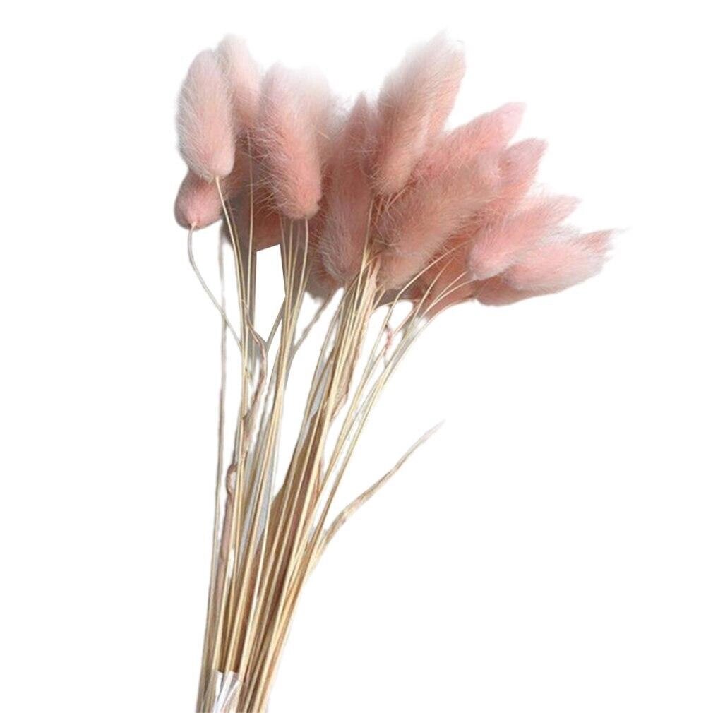 Букет из сухих цветов Лагурус розовый h70 см от компании TOO RT UNIVERSAL GROUP - фото 1