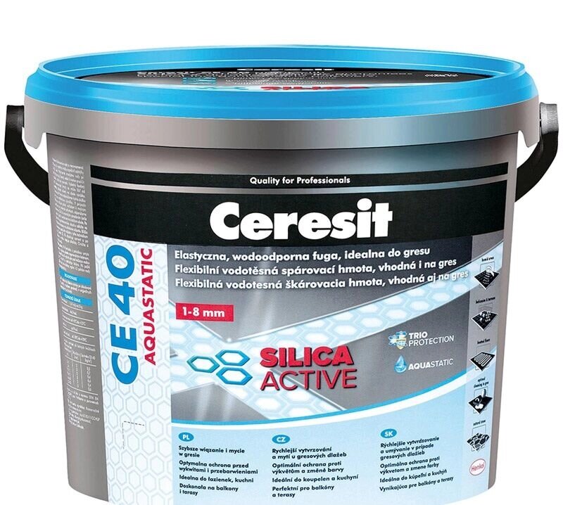 Ceresit затирка CE40 SilicaActive - Белый White 2kg от компании ИП Фомичев - фото 1