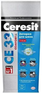 Ceresit затирка СЕ 33 Comfort Небесный, 2 кг.