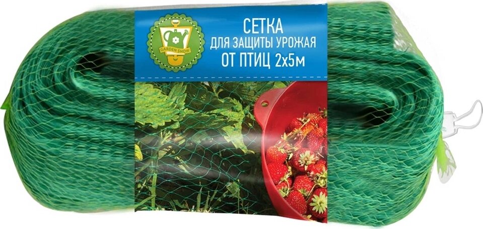 Cетка для защиты урожая от птиц 2х5 м от компании ИП Фомичев - фото 1