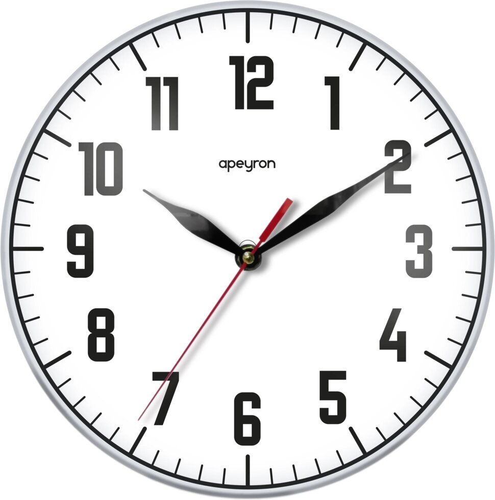 Часы настенные Apeyron PL1612-022 o25 см пластик от компании ИП Фомичев - фото 1