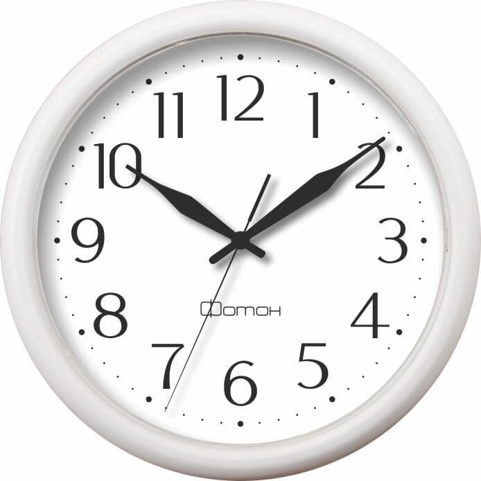 Часы настенные САЛЮТ Фотон П111 белый от компании ИП Фомичев - фото 1