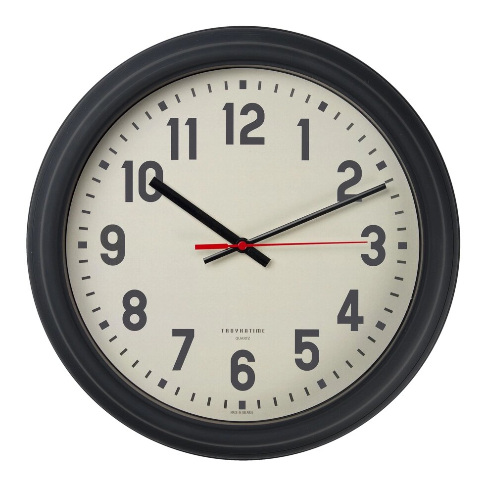 Часы настенные Troykatime «Индастри» o30.5 см от компании ИП Фомичев - фото 1