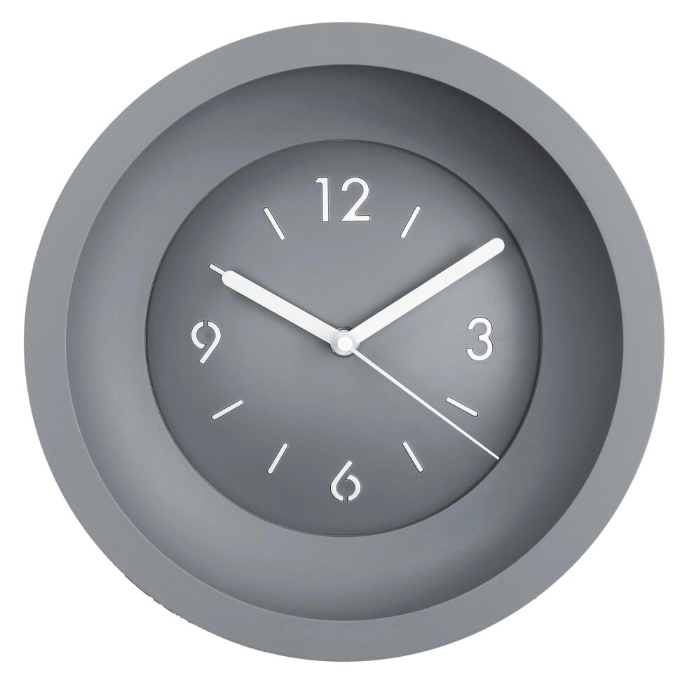 Часы настенные Troykatime «Орбита» o25.5 см цвет серый от компании ИП Фомичев - фото 1