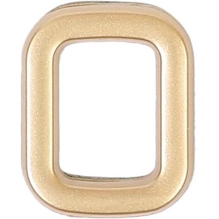 Цифра «0» самоклеящаяся 40х32 мм пластик цвет матовое золото от компании TOO RT UNIVERSAL GROUP - фото 1