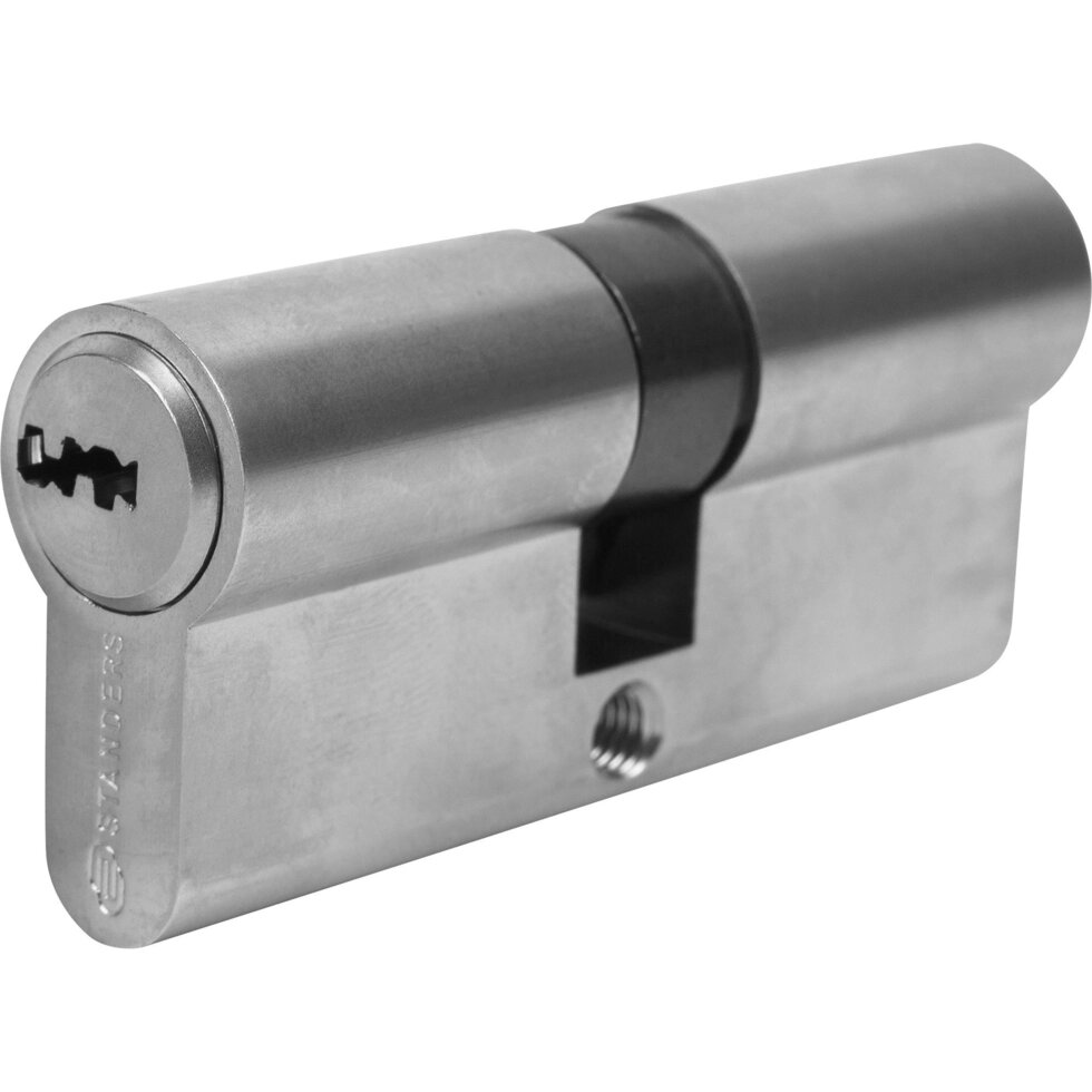 Цилиндр Standers TTBL1-3535NS, 35x35 мм, ключ/ключ, цвет никель от компании ИП Фомичев - фото 1