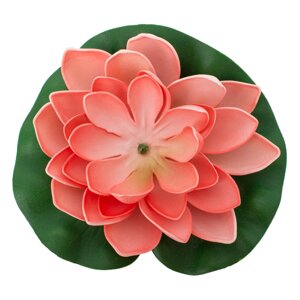 Цветок для водоема Ecotec Лотос пластик розовый o18 см