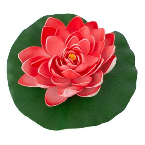 Цветок для водоема Ecotec Лотос пластик розовый o20 см