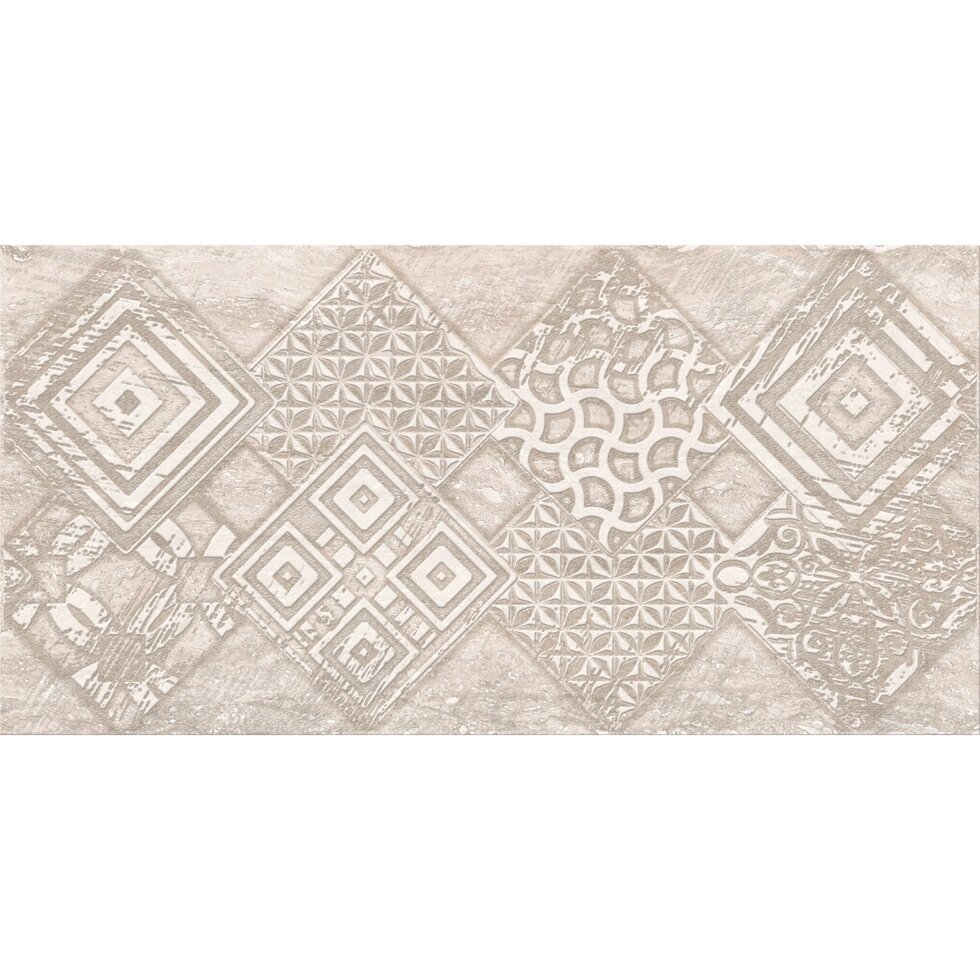 Декор настенный Azori Ascoli Grey Geometria 31.5x63 см 0.198 м? камень цвет серый от компании ИП Фомичев - фото 1