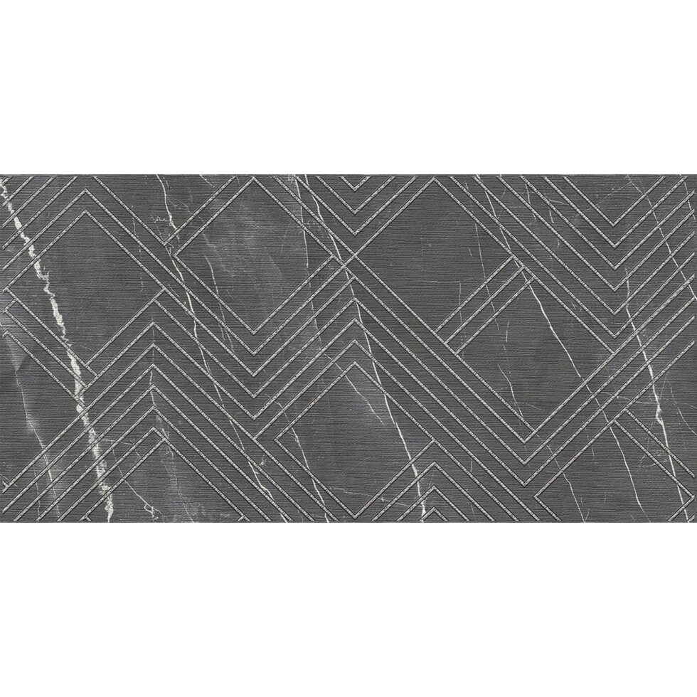 Декор настенный Azori Hygge Grey Cristall 31.5x63 см 0.198 м? камень цвет серый от компании ИП Фомичев - фото 1