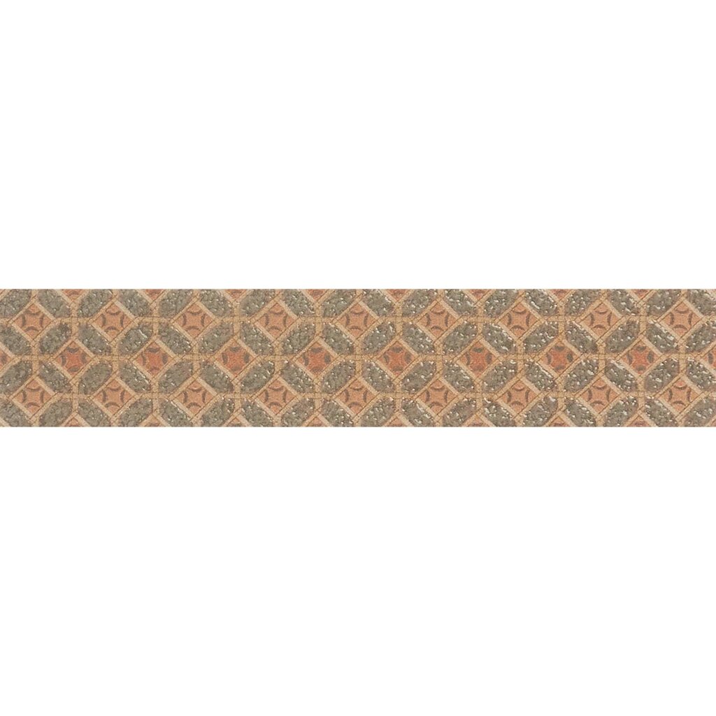 Декор настенный Kerama Marazzi Марракеш 6x28.5 см матовый цвет коричнево-терракотовый от компании ИП Фомичев - фото 1