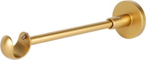 Держатель открытый однорядный, алюминий, цвет золото матовое, 2 см