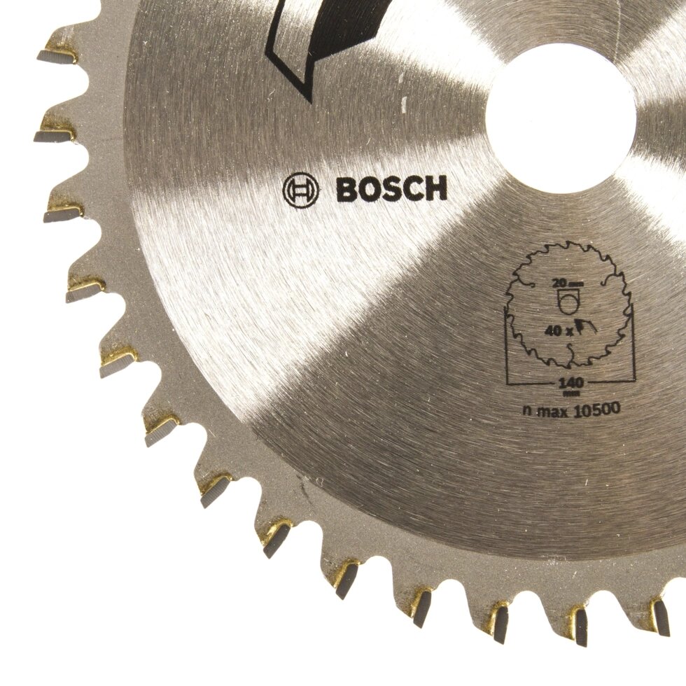 Диск пильный по дереву 140x20/12.7 мм Bosch Special 2609256885, 40 Т от компании ИП Фомичев - фото 1
