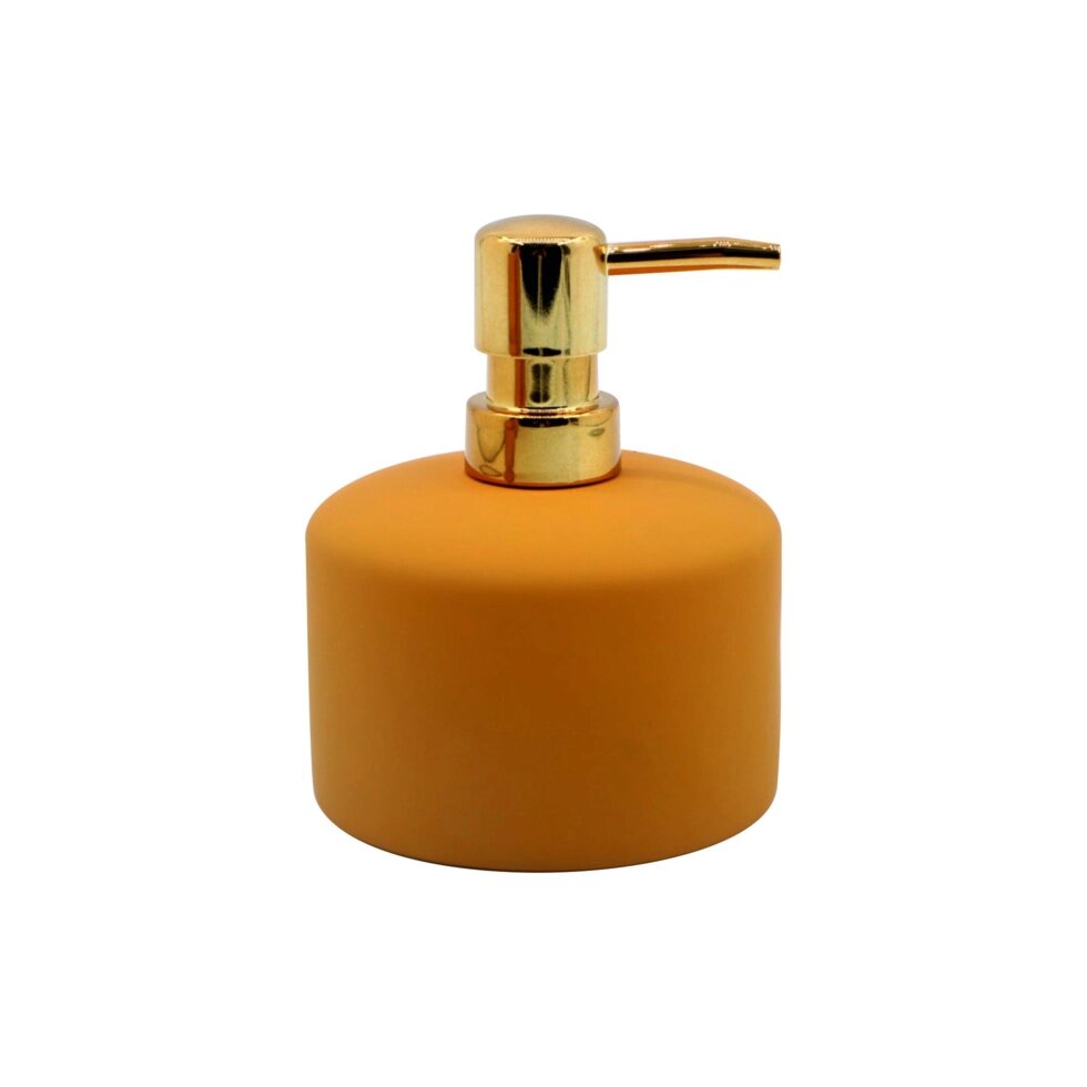 Дозатор для жидкого мыла Аквалиния Сиена CE2411AA-LD цвет горчичный от компании ИП Фомичев - фото 1