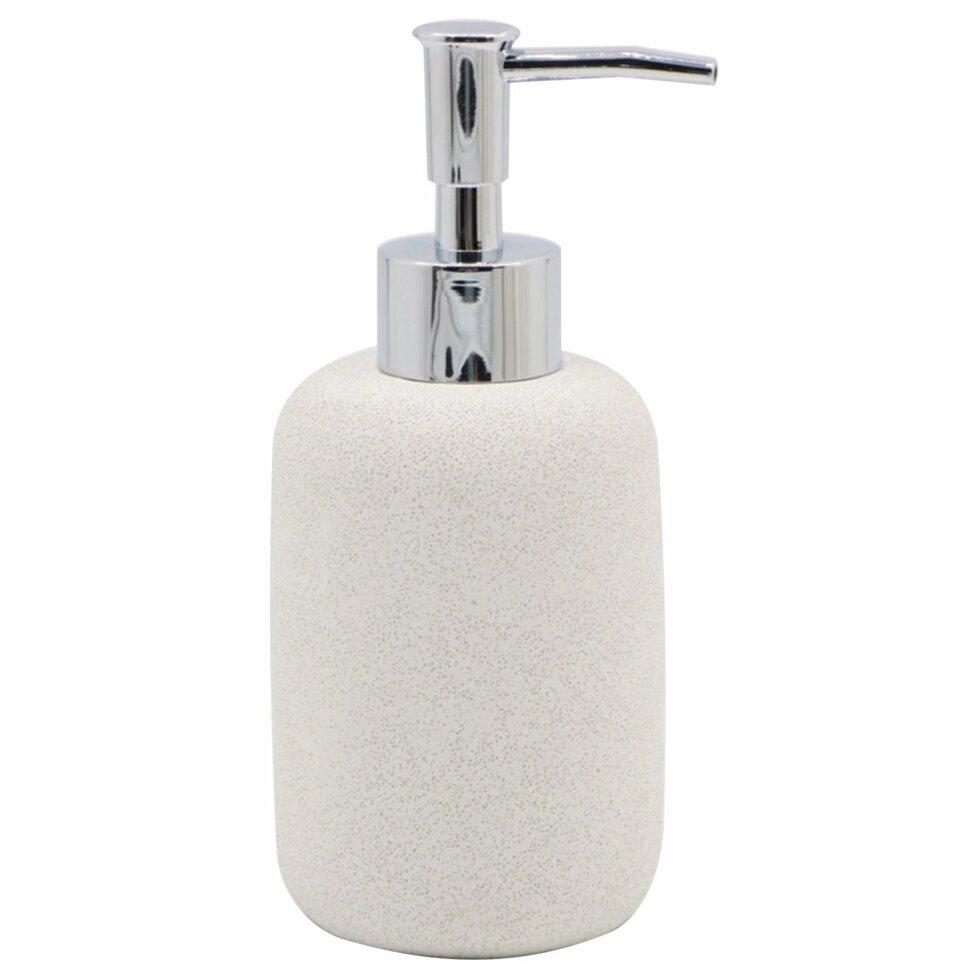 Дозатор для жидкого мыла Аквалиния Stone CM0065BA-LD цвет белый от компании ИП Фомичев - фото 1