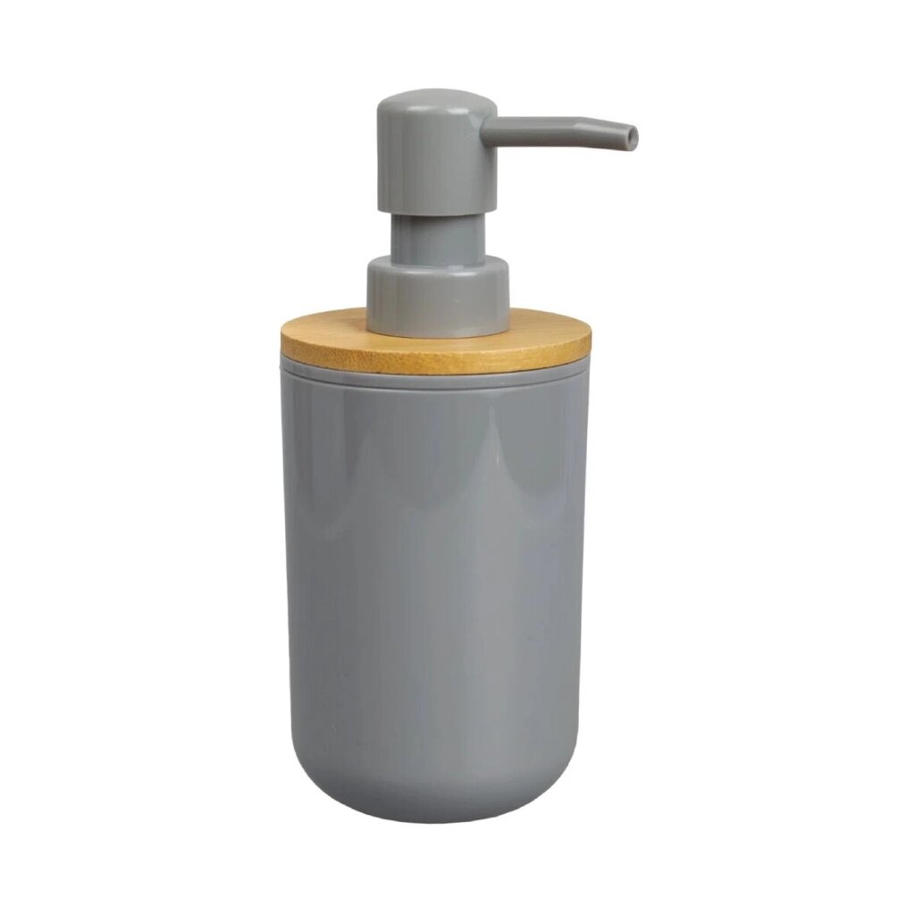 Дозатор для жидкого мыла Gray пластик бамбук PS0112FA-LD от компании ИП Фомичев - фото 1
