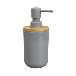 Дозатор для жидкого мыла Gray пластик бамбук PS0112FA-LD
