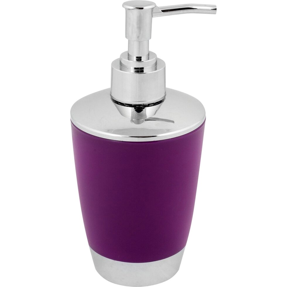 Дозатор для жидкого мыла настольный «Альма» пластик цвет фиолетовый от компании ИП Фомичев - фото 1
