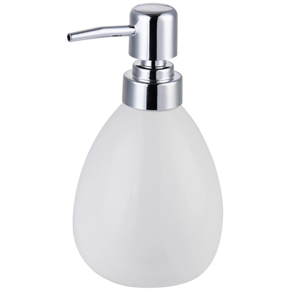 Дозатор для жидкого мыла настольный «ESSENTIAL» цвет белый от компании ИП Фомичев - фото 1