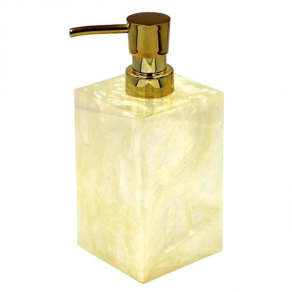 Дозатор для жидкого мыла Pearl цвет жёлтый от компании ИП Фомичев - фото 1