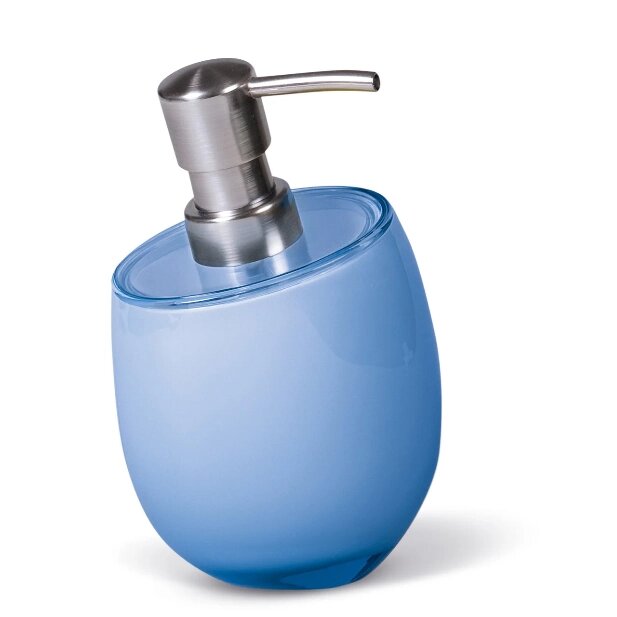 Дозатор Tatkraft REPOSE BLUE для жидкого мыла ударопрочный акрил12271 от компании ИП Фомичев - фото 1