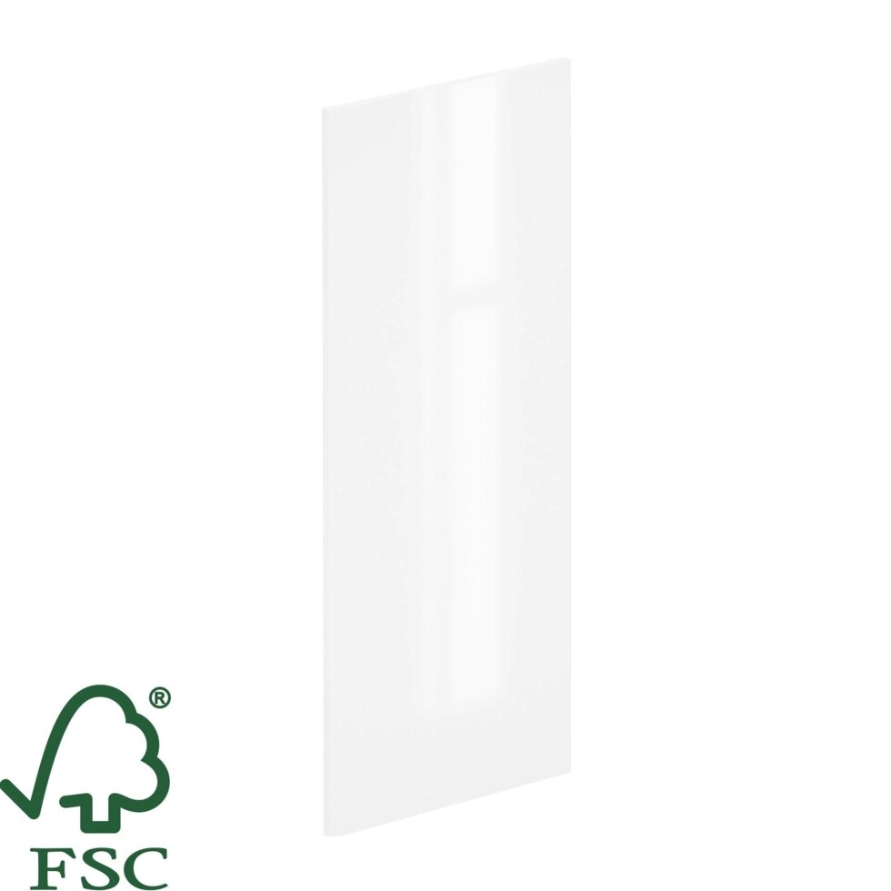 Дверь для шкафа Delinia ID «Аша» 40x103 см, ЛДСП, цвет белый от компании ИП Фомичев - фото 1